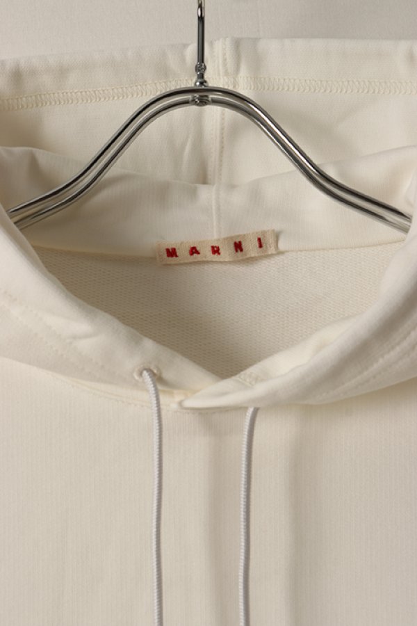 画像3: 【 30%OFF セール108,900円→76,230円】 MARNI マルニ ホワイト ミニ Marniプリント オーガニックコットン製フーディー{FUMU0073P8USCU87L1W02-BDS} (3)