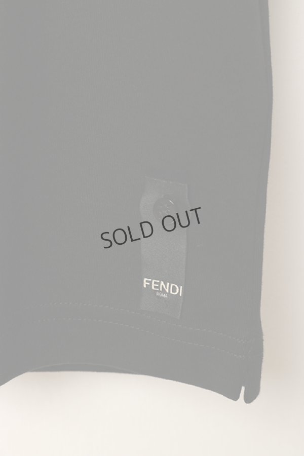 画像5: {SOLD}FENDI フェンディ Black jersey T-shirt{-BDS} (5)