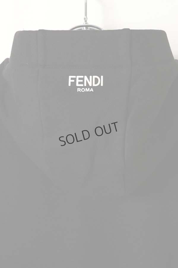 画像5: {SOLD}FENDI フェンディ ブラックジャージースウェットシャツ{-BJA} (5)