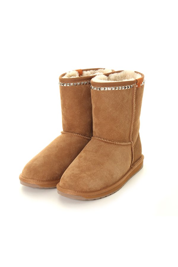 画像2: ▽ 40%OFF アウトレットセールセール57,200円→34,320円▽ AKM エイケイエム MOUTON/HANDWIRK STUDS EMU STINGER LO{-AEA} (2)