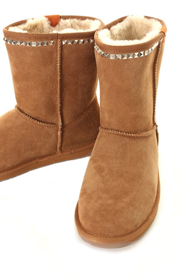 画像4: ▽ 40%OFF アウトレットセールセール57,200円→34,320円▽ AKM エイケイエム MOUTON/HANDWIRK STUDS EMU STINGER LO{-AEA} (4)