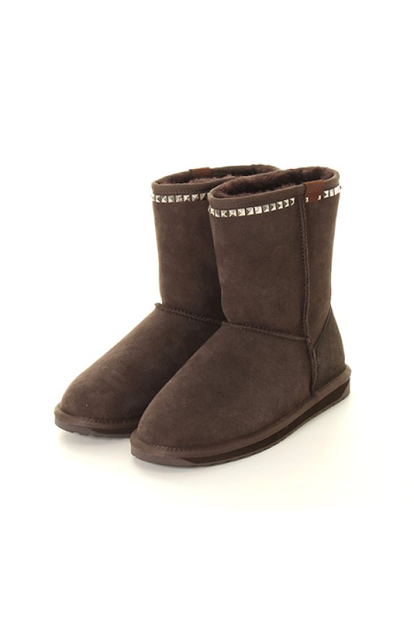 画像2: ▽ 40%OFF アウトレットセールセール57,200円→34,320円▽ AKM エイケイエム MOUTON/HANDWIRK STUDS EMU STINGER LO{-AEA} (2)