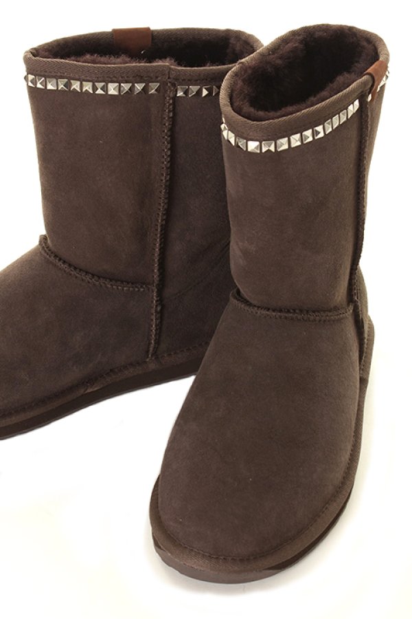 画像4: ▽ 40%OFF アウトレットセールセール57,200円→34,320円▽ AKM エイケイエム MOUTON/HANDWIRK STUDS EMU STINGER LO{-AEA} (4)