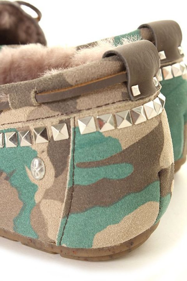 画像5: ▽ 40%OFF アウトレットセールセール46,200円→27,720円▽ AKM エイケイエム MOUTON/HANDWIRK STUDS EMU SLIP-ON{-AEA} (5)