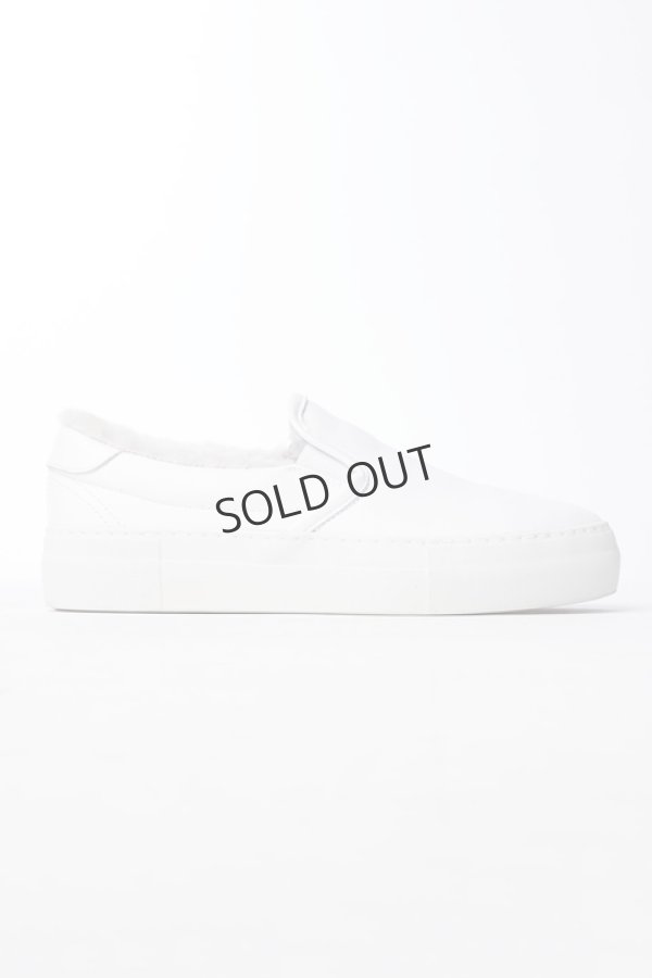 画像2: {SOLD}AKM エイケイエム COW/SHEEP SKIN SLIPON{G296-COW075-1010-AIA} (2)