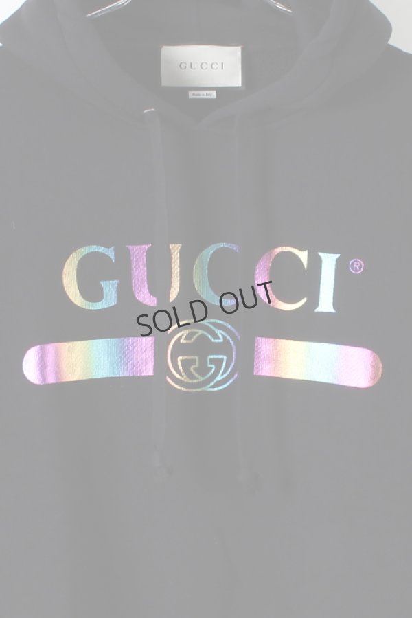 画像4: {SOLD}GUCCI グッチ ロゴ コットンスウェットシャツ{-AHA} (4)