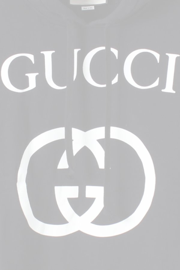 画像4:   GUCCI グッチ インターロッキングG フーデッドスウェットシャツ{-AHA} (4)