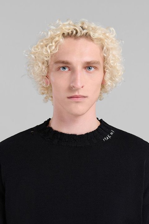 画像3: 【 30%OFF セール122,100円→85,470円】 MARNI マルニ ツイスト クルーネック セーター{GCMG0210A0UFC65200N99-BDS} (3)