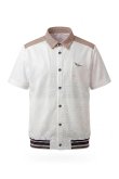 画像1: 1PIU1UGUALE3 GOLF ウノピゥウノウグァーレトレ ゴルフ ADP GOLF HEM TAPE ACTIVE SHIRTS{E-}{-BFS} (1)