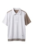画像1: 1PIU1UGUALE3 GOLF ウノピゥウノウグァーレトレ ゴルフ ADP GOLF HEM TAPE RETRO SPORT POLO{E-}{-BFS} (1)