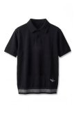 画像1: 1PIU1UGUALE3 GOLF ウノピゥウノウグァーレトレ ゴルフ ADP GOLF HEM TAPE RETRO SPORT POLO{E-}{-BFS} (1)