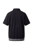 画像2: 1PIU1UGUALE3 GOLF ウノピゥウノウグァーレトレ ゴルフ ADP GOLF HEM TAPE RETRO SPORT POLO{E-}{-BFS} (2)