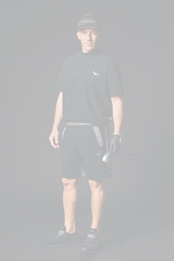 画像4: 1PIU1UGUALE3 GOLF ウノピゥウノウグァーレトレ ゴルフ ADP GOLF HEM TAPE CRAZY MOCK NECK{E-}{-BFS} (4)