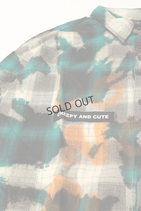 画像4: {SOLD}guernika ゲルニカ Jesus Check Shirt{-BDA}{E-} (4)