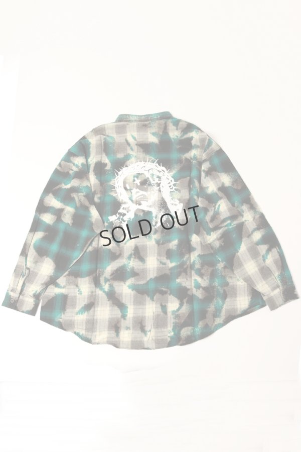 画像5: {SOLD}guernika ゲルニカ Jesus Check Shirt{-BDA}{E-} (5)