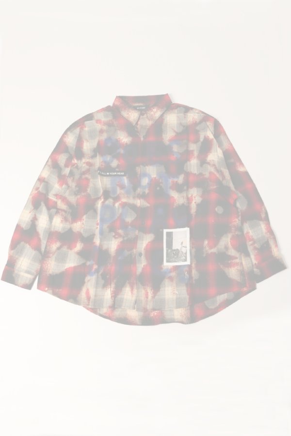 画像1:   guernika ゲルニカ Jesus Check Shirt{-BDA}{E-} (1)