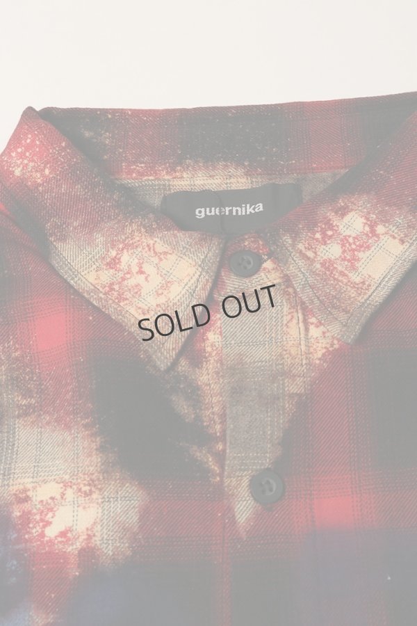 画像2: {SOLD}guernika ゲルニカ Jesus Check Shirt{-BDA}{E-} (2)