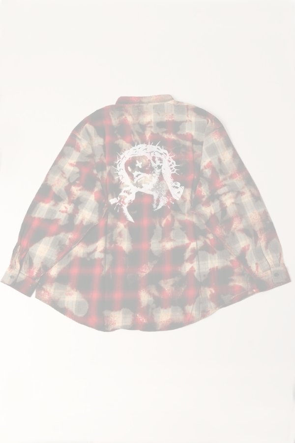 画像5:   guernika ゲルニカ Jesus Check Shirt{-BDA}{E-} (5)
