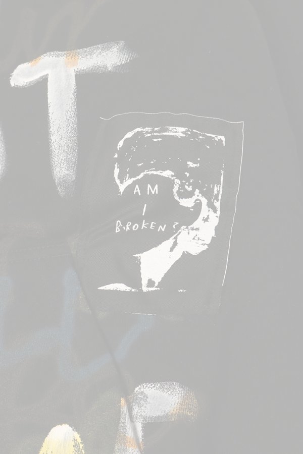 画像3:   guernika ゲルニカ Paint Hoodie{-BDA}{E-} (3)