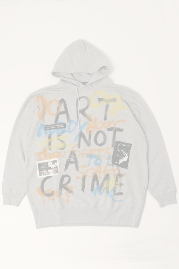 画像1:   guernika ゲルニカ Paint Hoodie{-BDA}{E-} (1)