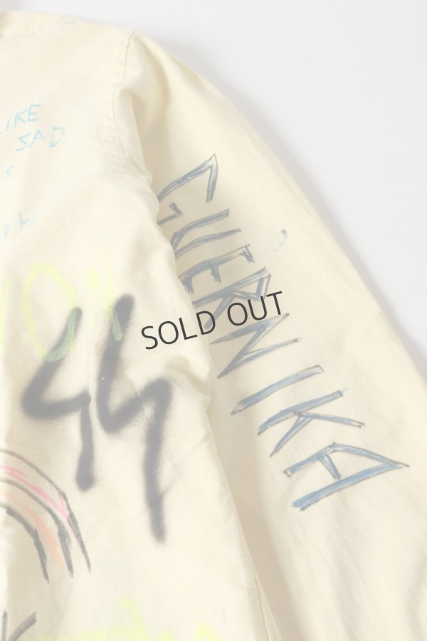 画像4: {SOLD}guernika ゲルニカ Remake Paint Shirt{-BES}{E-} (4)