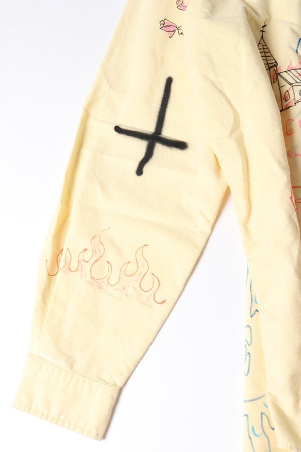 画像4: guernika ゲルニカ Remake Paint Shirt{-BES}{E-} (4)