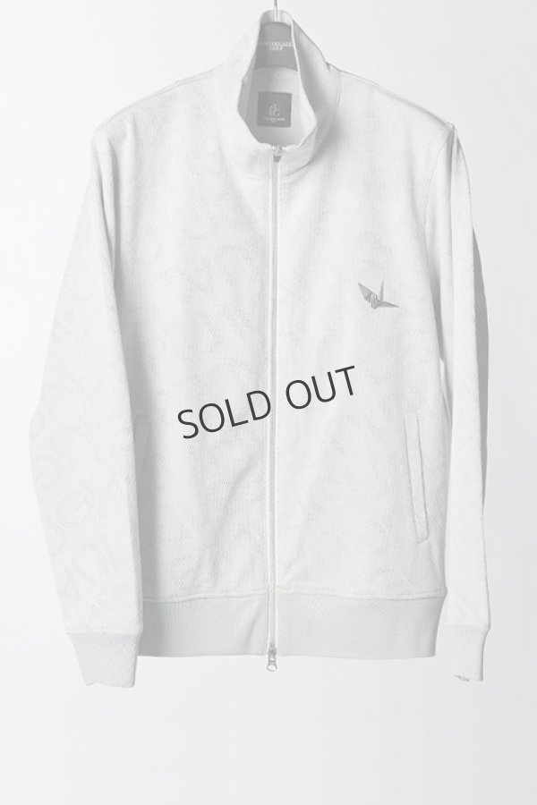 画像5: {SOLD}1PIU1UGUALE3 GOLF ウノピゥウノウグァーレトレ ゴルフ JERSEY JACKET DIAGONAL LOGO{GRB075-POE403-10/95-BCS} (5)