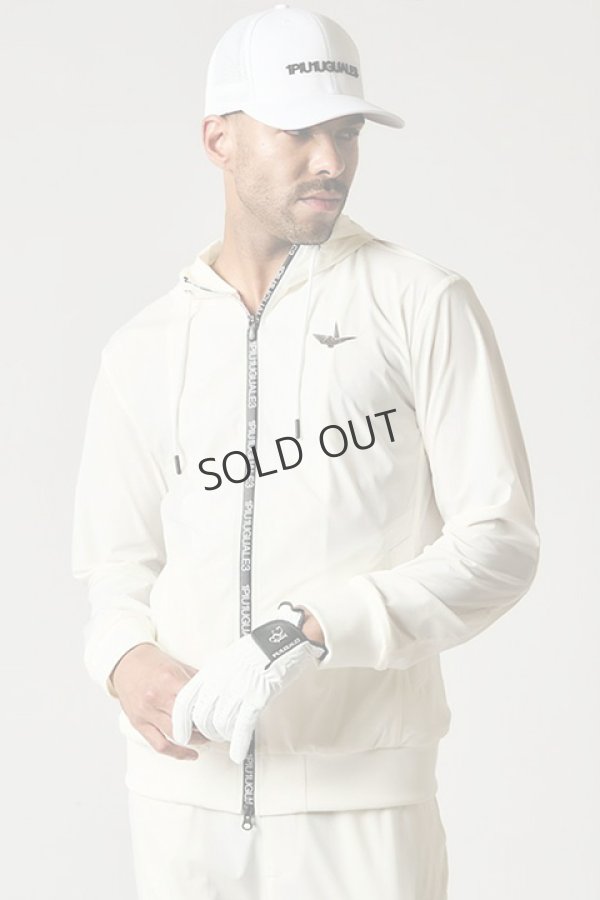 画像1: {SOLD}1PIU1UGUALE3 GOLF ウノピゥウノウグァーレトレ ゴルフ NECK ZIP PARKER{-BDS} (1)