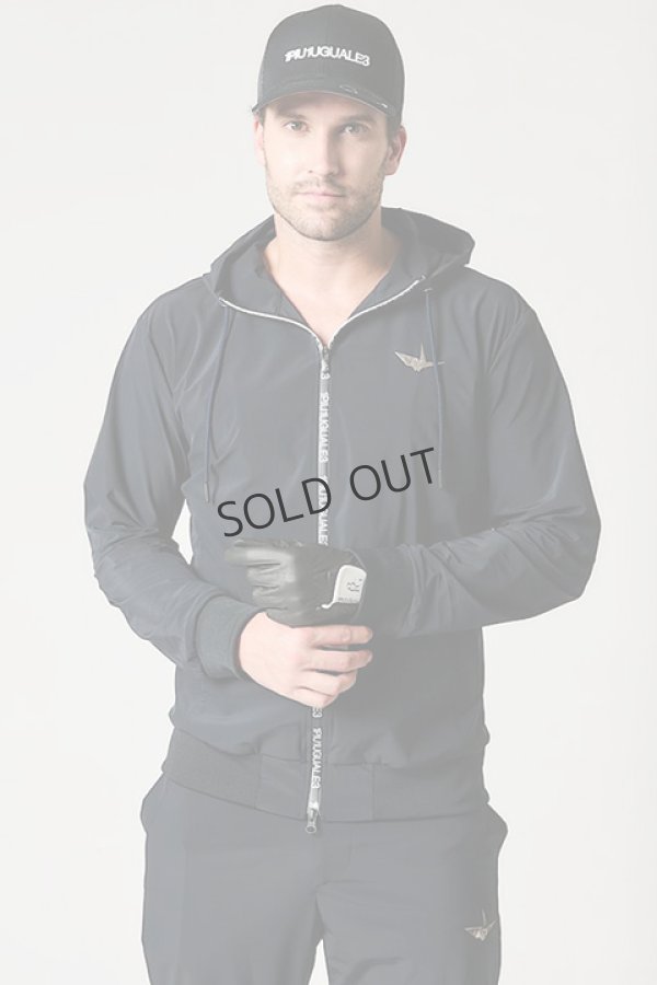 画像2: {SOLD}1PIU1UGUALE3 GOLF ウノピゥウノウグァーレトレ ゴルフ NECK ZIP PARKER{-BDS} (2)
