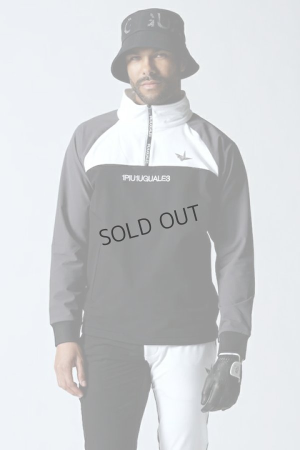 画像3: {SOLD}1PIU1UGUALE3 GOLF ウノピゥウノウグァーレトレ ゴルフ HALF ZIP{-BDA} (3)