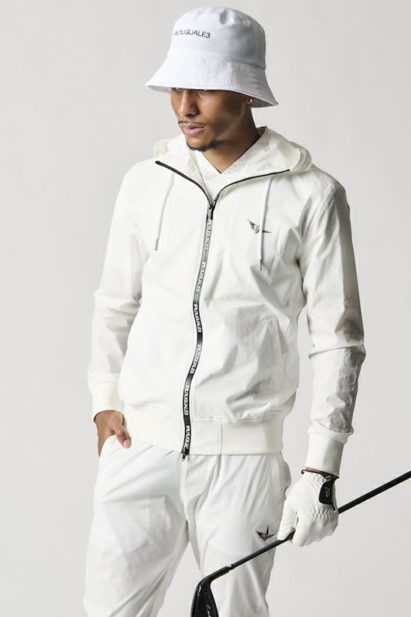 画像2: 【 30%OFF セール60,500円→42,350円】 1PIU1UGUALE3 GOLF ウノピゥウノウグァーレトレ ゴルフ ZIP PARKER{-BES} (2)