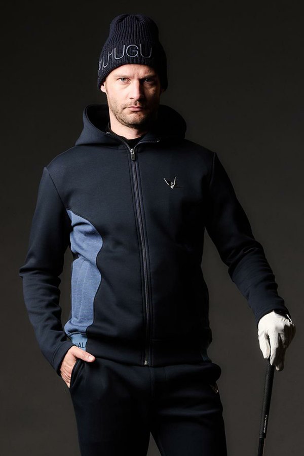 画像2: 1PIU1UGUALE3 GOLF ウノピゥウノウグァーレトレ ゴルフ RIB LOGO PARKER{-BEA} (2)