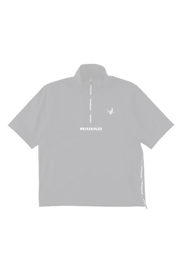 画像1:  {SOLD} 1PIU1UGUALE3 GOLF ウノピゥウノウグァーレトレ ゴルフ WP S/S HALF ZIP{-BFS} (1)