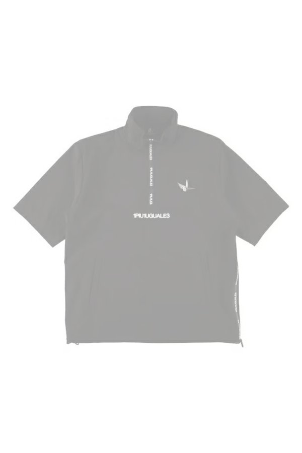 画像1:   1PIU1UGUALE3 GOLF ウノピゥウノウグァーレトレ ゴルフ WP S/S HALF ZIP{-BFS} (1)