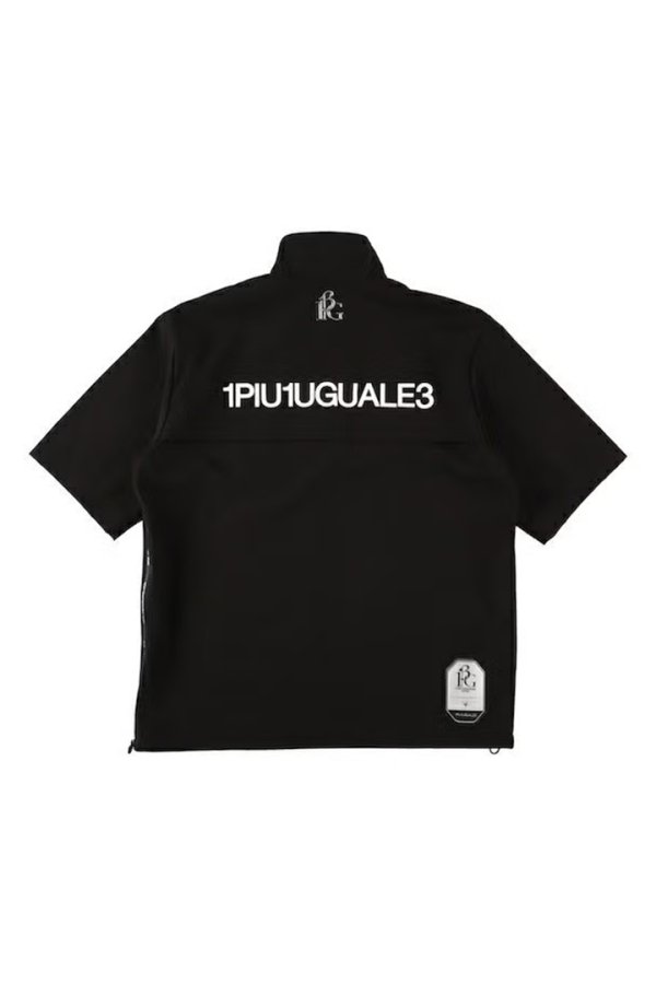 画像2: 1PIU1UGUALE3 GOLF ウノピゥウノウグァーレトレ ゴルフ WP S/S HALF ZIP{-BFS} (2)