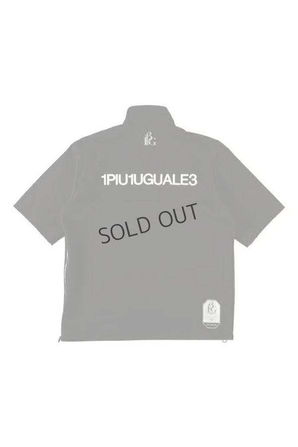 画像2: {SOLD}1PIU1UGUALE3 GOLF ウノピゥウノウグァーレトレ ゴルフ WP S/S HALF ZIP{-BFS} (2)