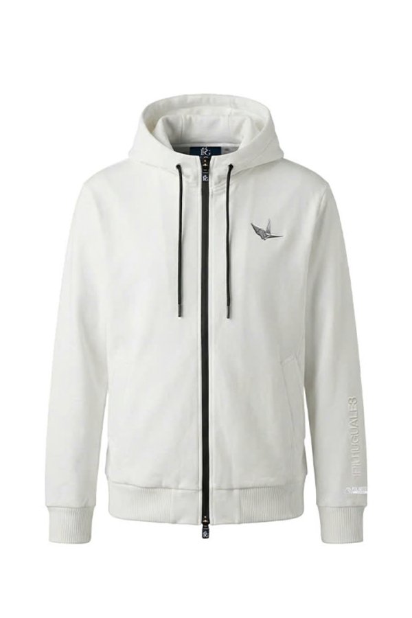画像1: 1PIU1UGUALE3 GOLF ウノピゥウノウグァーレトレ ゴルフ POLARTEC ZIP HOODIE{-BFA} (1)
