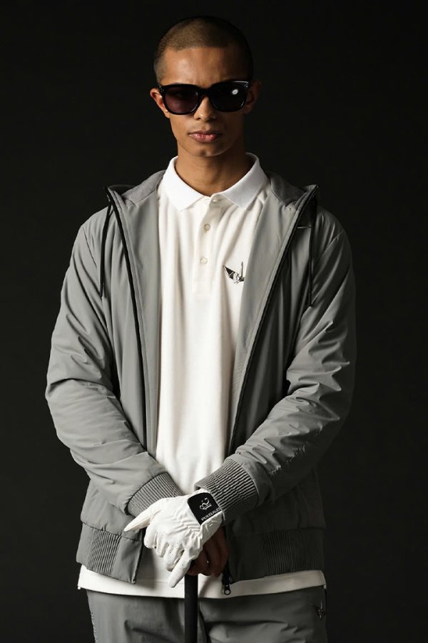 画像3: 1PIU1UGUALE3 GOLF ウノピゥウノウグァーレトレ ゴルフ POLARTEC ZIP HOODIE{-BFA} (3)