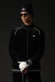 画像1: 1PIU1UGUALE3 GOLF ウノピゥウノウグァーレトレ ゴルフ VELOUR PIPING JACKET{-BFA} (1)