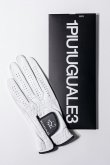 画像1: 1PIU1UGUALE3 GOLF ウノピゥウノウグァーレトレ ゴルフ ORIGINAL LEATHER GOLF GLOVE{-BCS} (1)