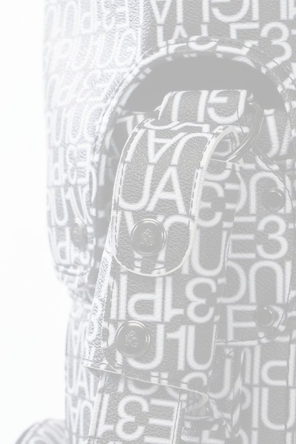 画像4:   1PIU1UGUALE3 GOLF ウノピゥウノウグァーレトレ ゴルフ CADDIE BAG FULL LOGO{-BCS} (4)
