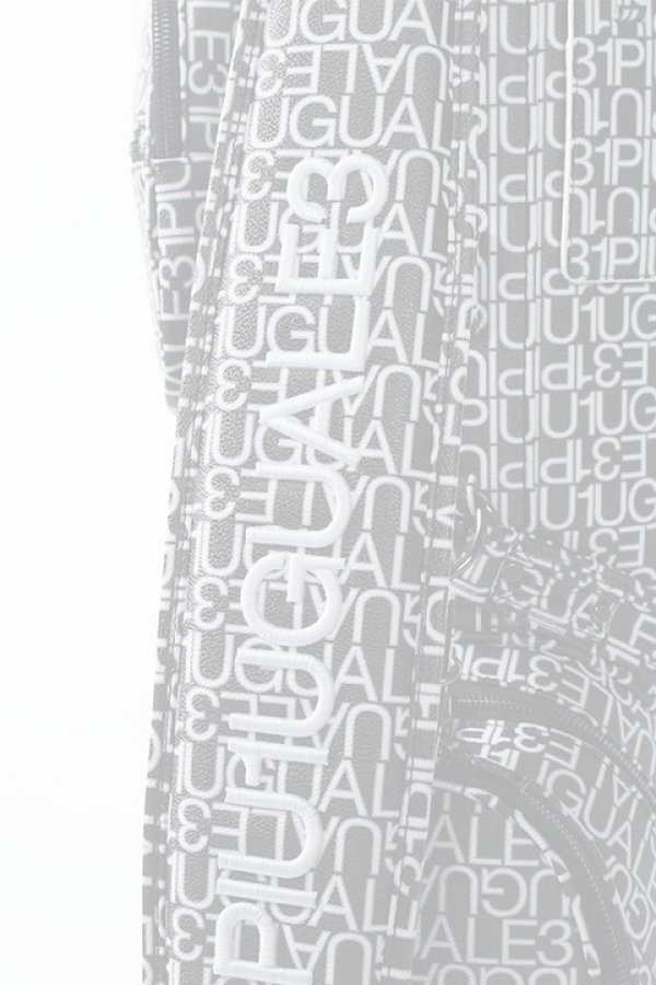 画像5:   1PIU1UGUALE3 GOLF ウノピゥウノウグァーレトレ ゴルフ CADDIE BAG FULL LOGO{-BCS} (5)