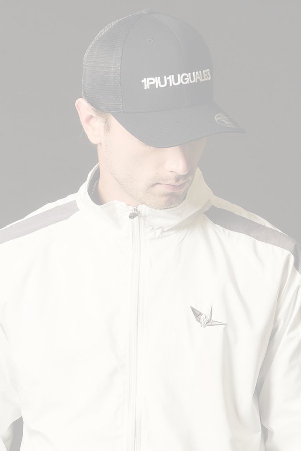 画像4:  {SOLD} 1PIU1UGUALE3 GOLF ウノピゥウノウグァーレトレ ゴルフ MESH CAP 1PIU1UGUALE3 LOGO{-BFS} (4)