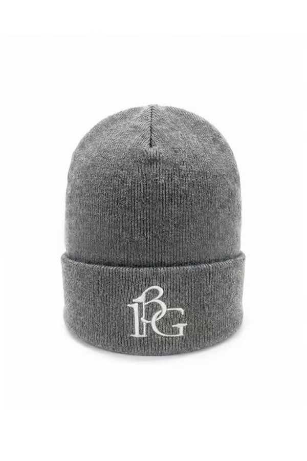 画像1: 1PIU1UGUALE3 GOLF ウノピゥウノウグァーレトレ ゴルフ CUFFED KNIT BEANIE 113G LOGO{-BFA} (1)