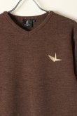 画像2: 【 ポイント10倍 】1PIU1UGUALE3 GOLF ウノピゥウノウグァーレトレ ゴルフ MIDDLE GAUGE V-NECK KNIT{GRK021-WOL121-75-BAA} (2)