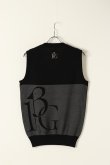 画像6: 【 ポイント10倍 】1PIU1UGUALE3 GOLF ウノピゥウノウグァーレトレ ゴルフ KNIT VEST{GRK023-PCT025-99/88-BBS} (6)