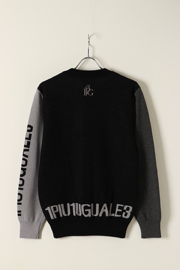 画像5: 【 30%OFF セール49,500円→34,650円】 1PIU1UGUALE3 GOLF ウノピゥウノウグァーレトレ ゴルフ CRAZY KNIT{GRK024-PCT026-99-BBS} (5)