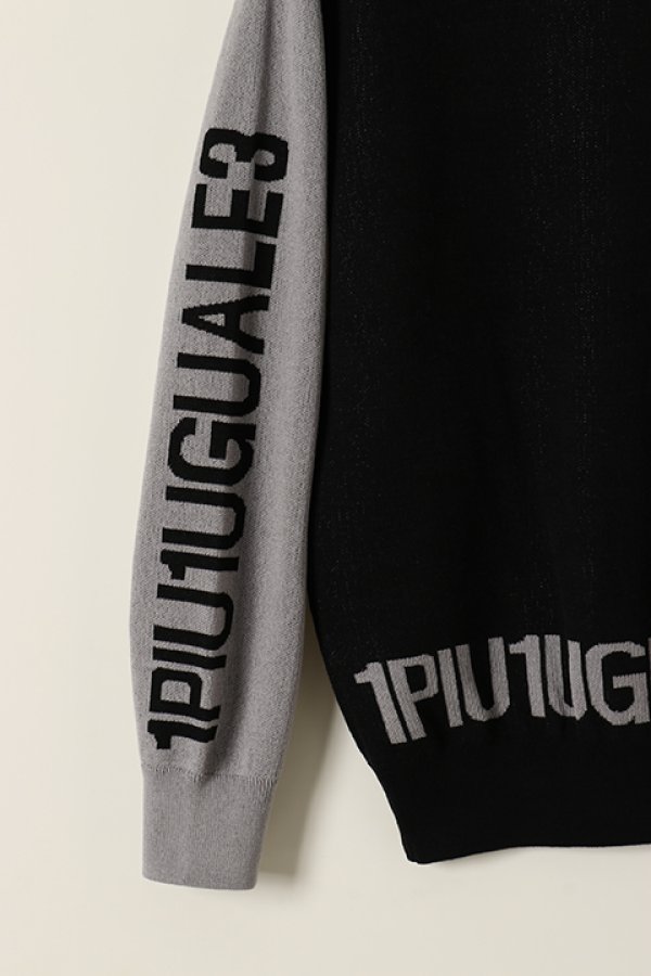 画像7: 【 30%OFF セール49,500円→34,650円】 1PIU1UGUALE3 GOLF ウノピゥウノウグァーレトレ ゴルフ CRAZY KNIT{GRK024-PCT026-99-BBS} (7)