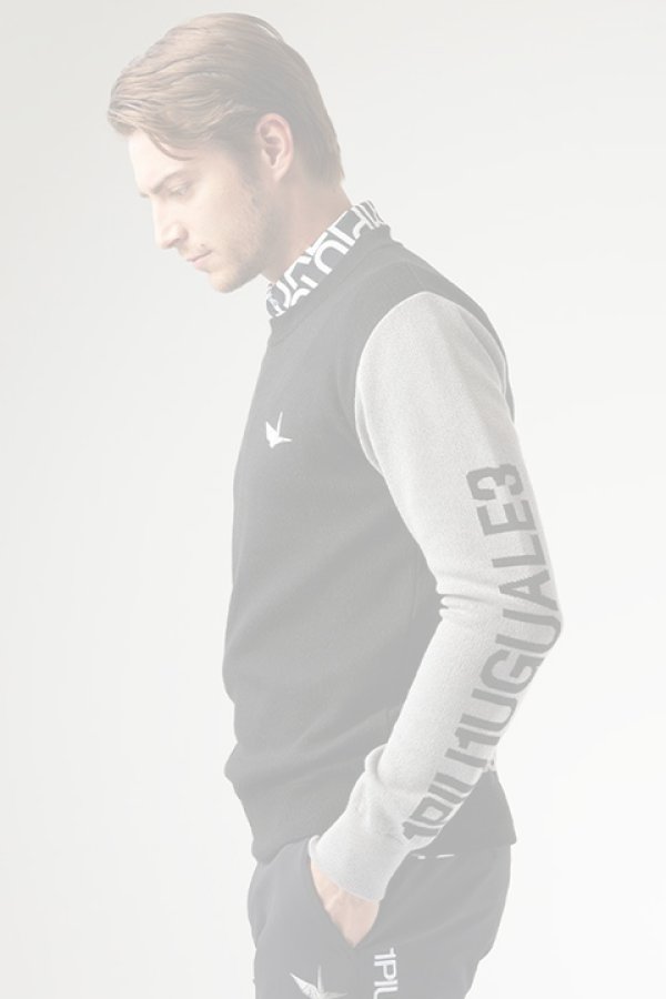 画像1: 1PIU1UGUALE3 GOLF ウノピゥウノウグァーレトレ ゴルフ CRAZY KNIT{GRK024-PCT026-99-BBS} (1)