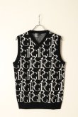 画像1: 【 ポイント10倍 】1PIU1UGUALE3 GOLF ウノピゥウノウグァーレトレ ゴルフ KNIT VEST 113G FULL LOGO {-BBA} (1)